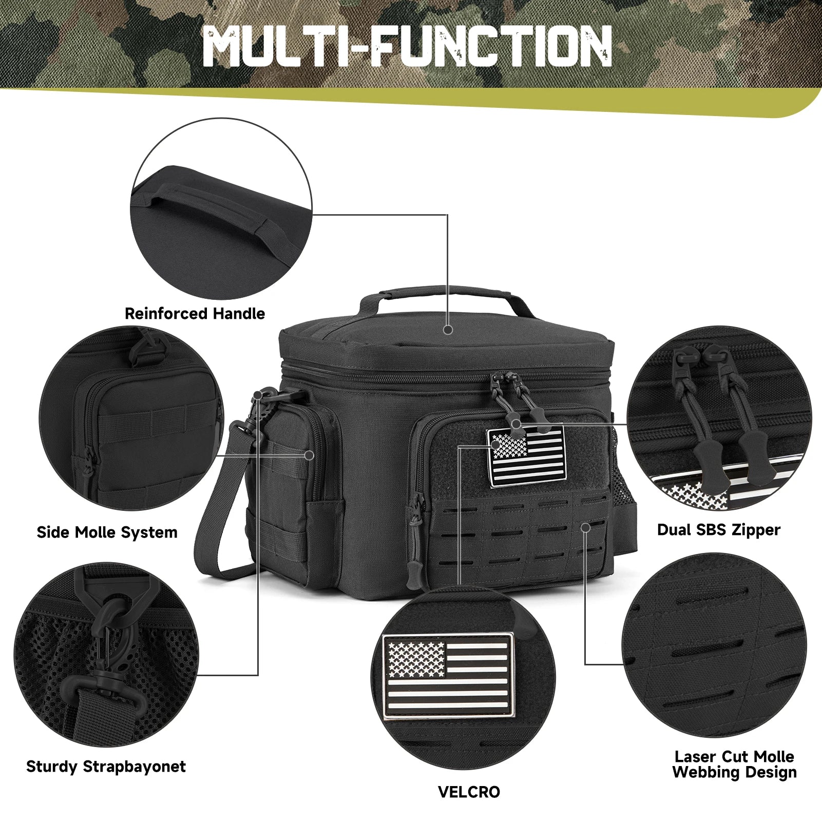 Rugged, Insulated, Cooler/Food Grab Bag