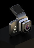 HP f975 Full HD 1080p dash cam with GPS and wide-angle lens for road safety