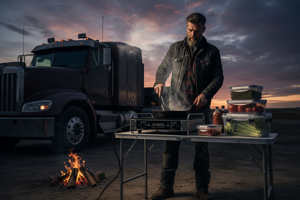 The Roughneck Cook Set Lifestyle Shot